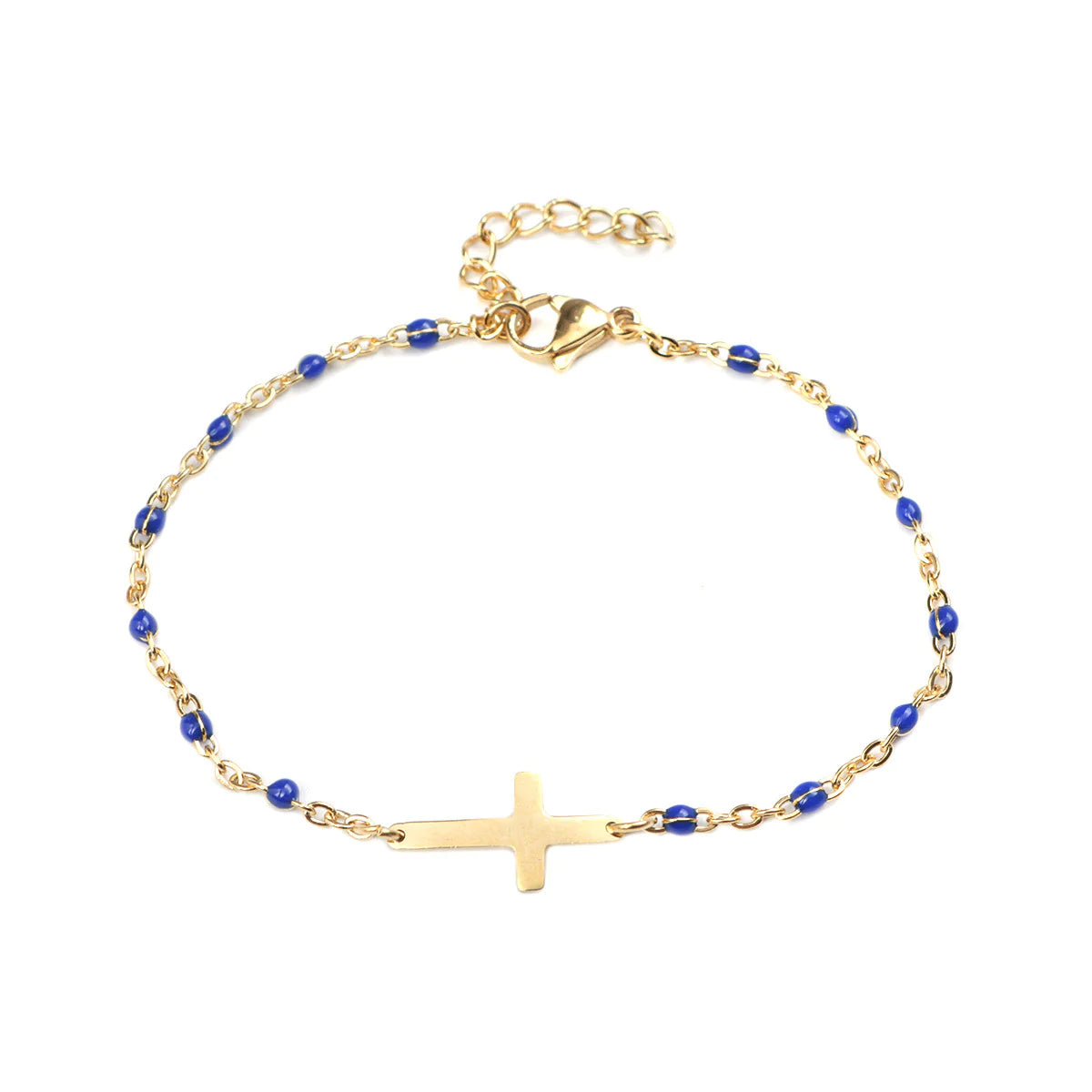 Stainless Steel Bracelet "Elegant Cross"