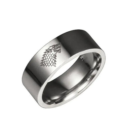 Titanium Steel Ring "Game of Thrones"