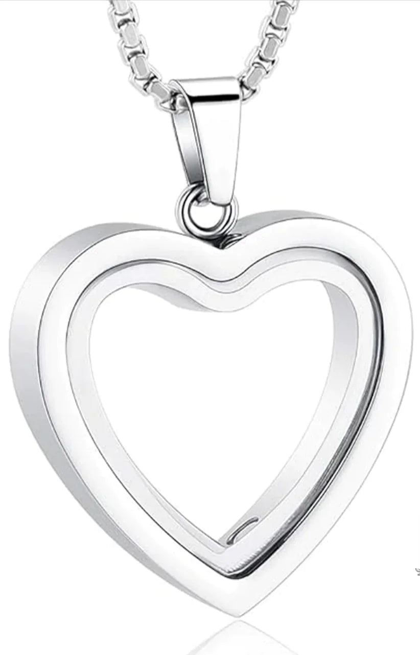 Stainless Steel Heart-Shaped Pendant "Hearfelt"