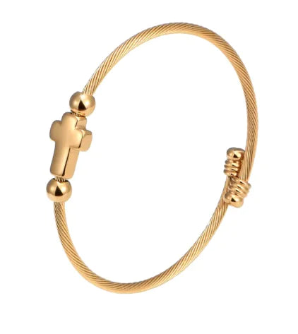 Stainless Steel Bracelet "Imperial Cross"