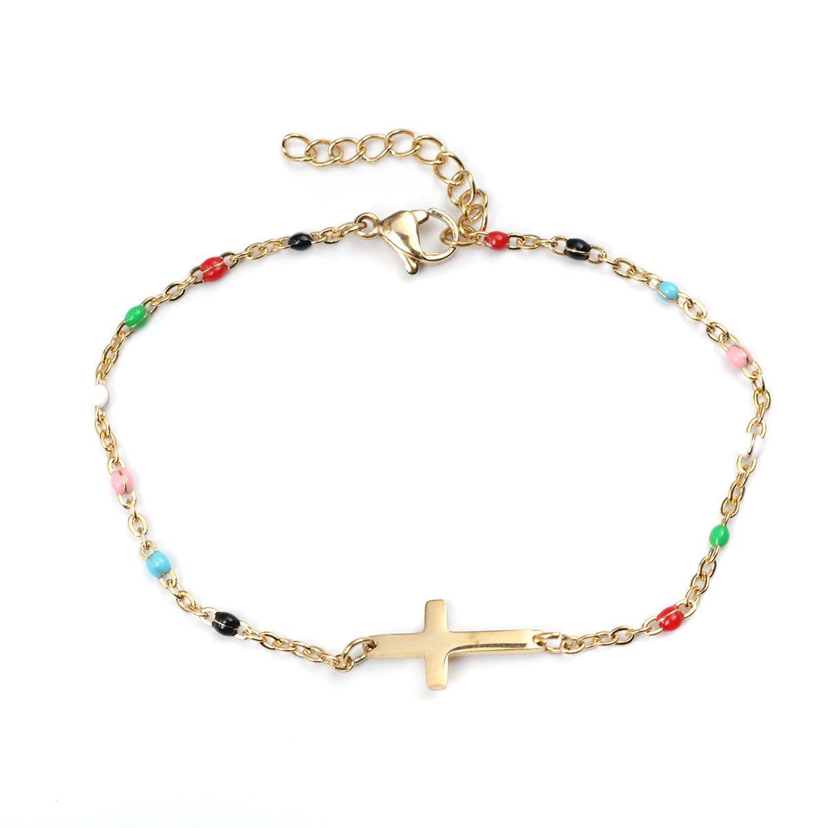 Stainless Steel Bracelet "Elegant Cross"
