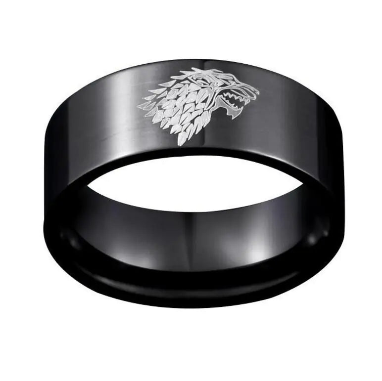 Titanium Steel Ring "Game of Thrones"