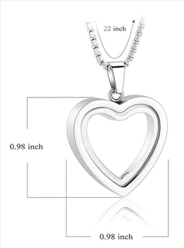 Stainless Steel Heart-Shaped Pendant "Hearfelt"