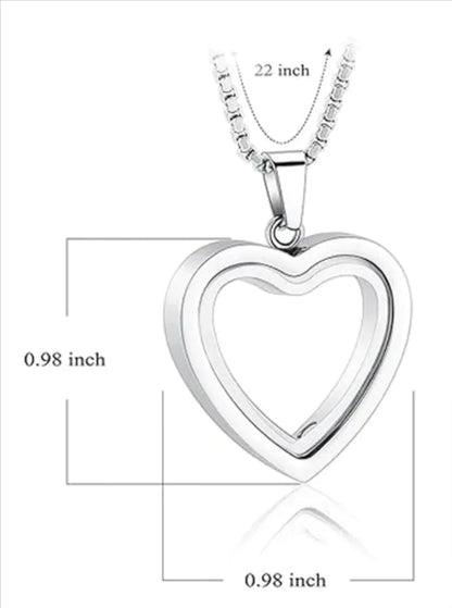 Stainless Steel Heart-Shaped Pendant "Hearfelt"