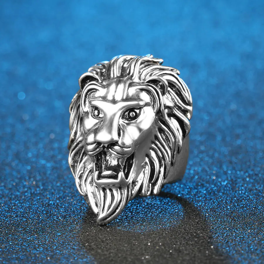 Stainless Steel Ring "Lion's Roar"