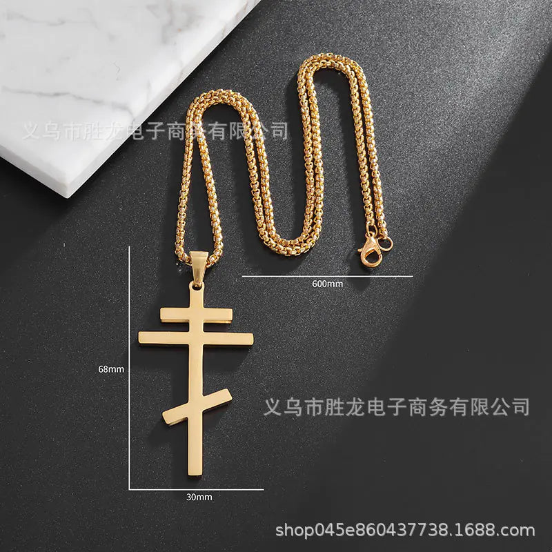 Stainless Steel Chain "Stylish Cross"