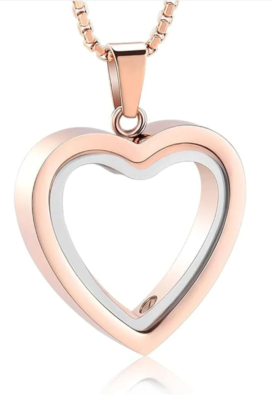 Stainless Steel Heart-Shaped Pendant "Hearfelt"