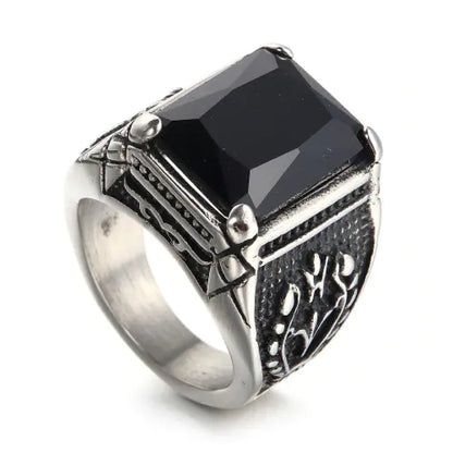 Vintage Stainless Steel Ring "Phantom"