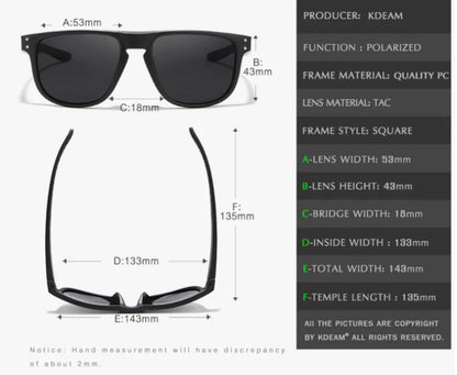 Polarized UV Sunglasses "Horizon"