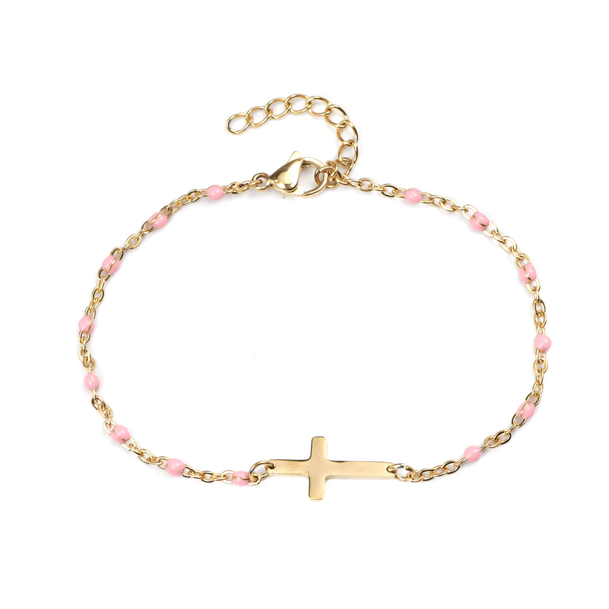 Stainless Steel Bracelet "Elegant Cross"