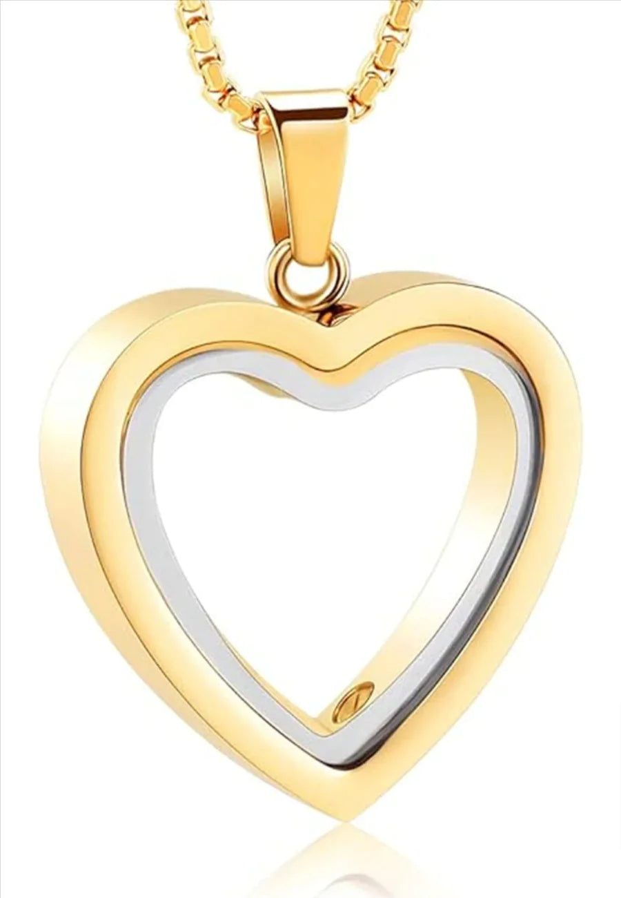 Stainless Steel Heart-Shaped Pendant "Hearfelt"