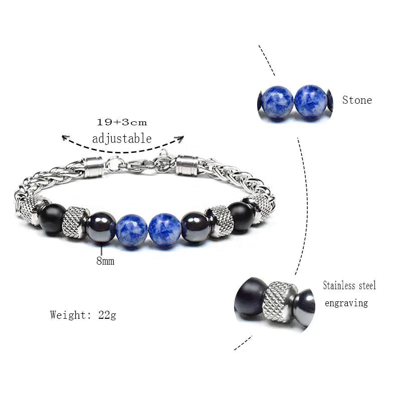 Men's Stainless Steel Bracelet "Torque"