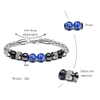 Men's Stainless Steel Bracelet "Torque"