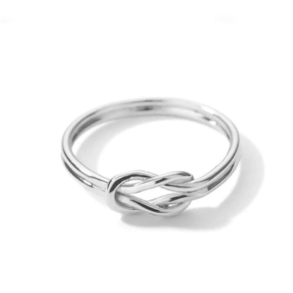 Zircon Cross Wrap Stainless Steel Ring