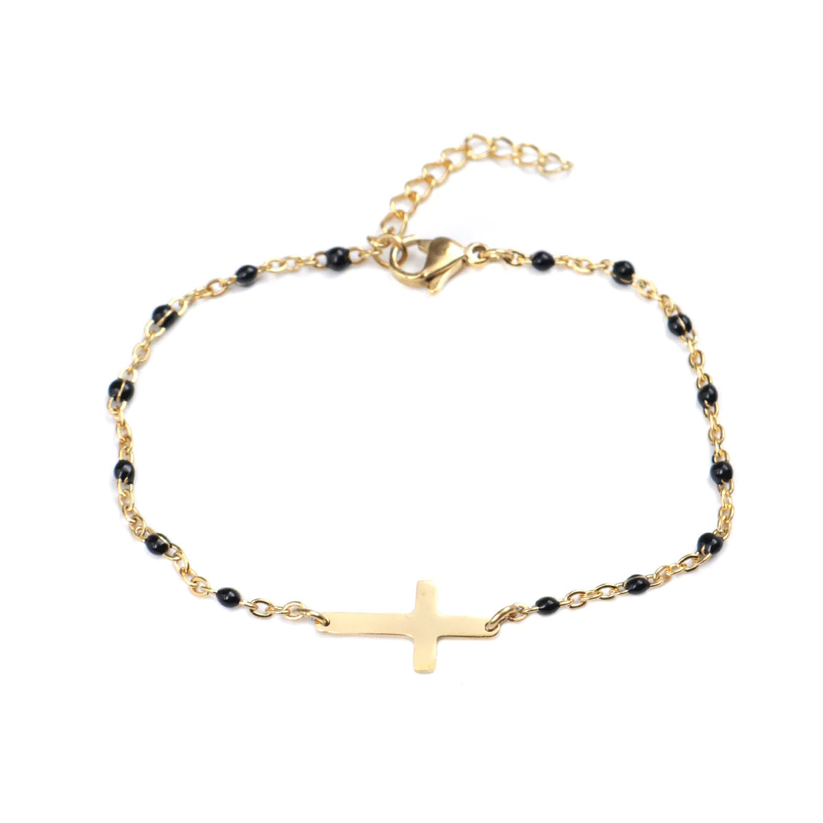 Stainless Steel Bracelet "Elegant Cross"