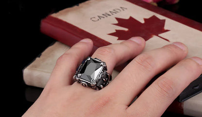 Vintage Stainless Steel Ring "Phantom"