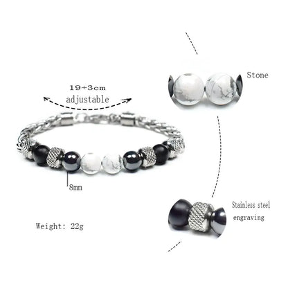 Men's Stainless Steel Bracelet "Torque"