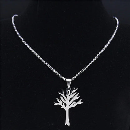 Stainless Steel Necklace "Tree of Life"