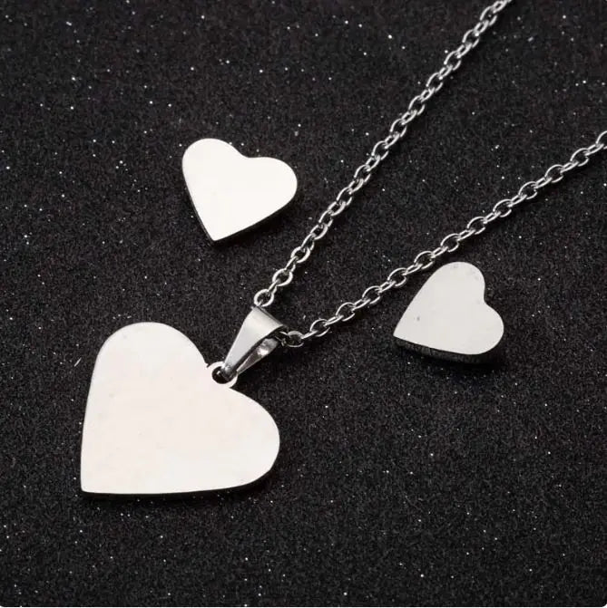 Stainless Steel Necklace "Love Heart"