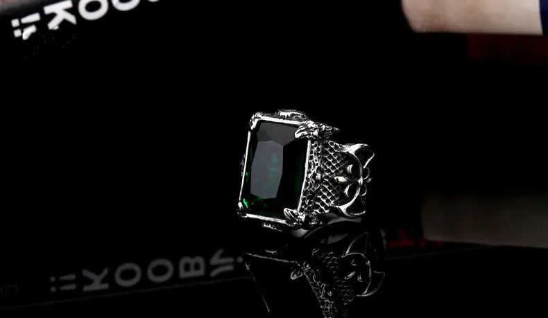 Vintage Stainless Steel Ring "Phantom"