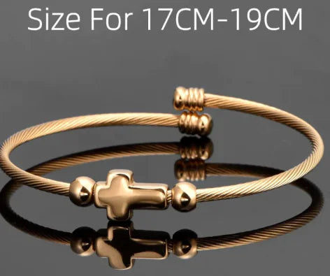 Stainless Steel Bracelet "Imperial Cross"