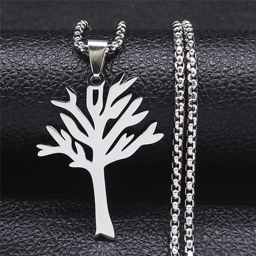 Stainless Steel Necklace "Tree of Life"
