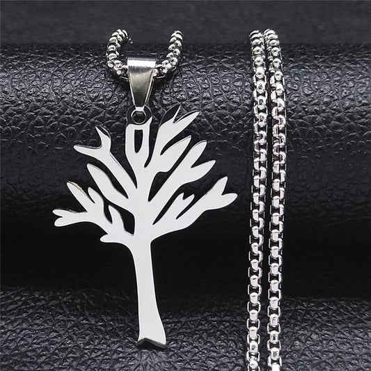Stainless Steel Necklace "Tree of Life"